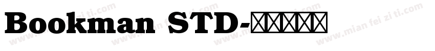 Bookman STD字体转换